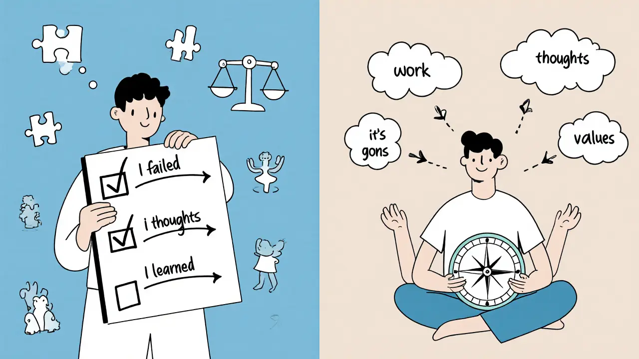 ACT vs. KBT: Jak se liší akceptační a kognitivně-behaviorální terapie