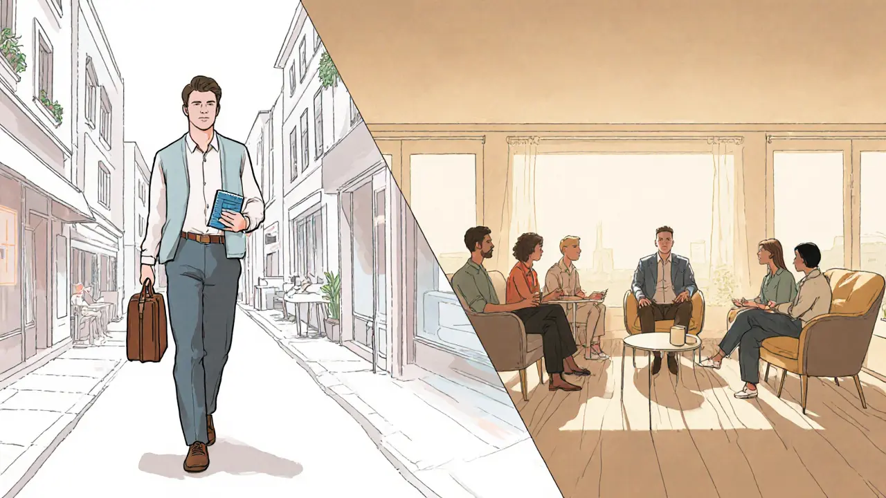 Ambulantní vs. pobytová léčba závislostí: Co je vhodnější a kdy