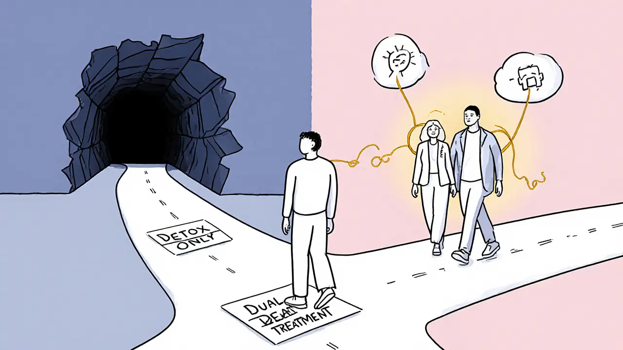 Duální diagnóza: Jak léčit závislost a psychickou poruchu současně