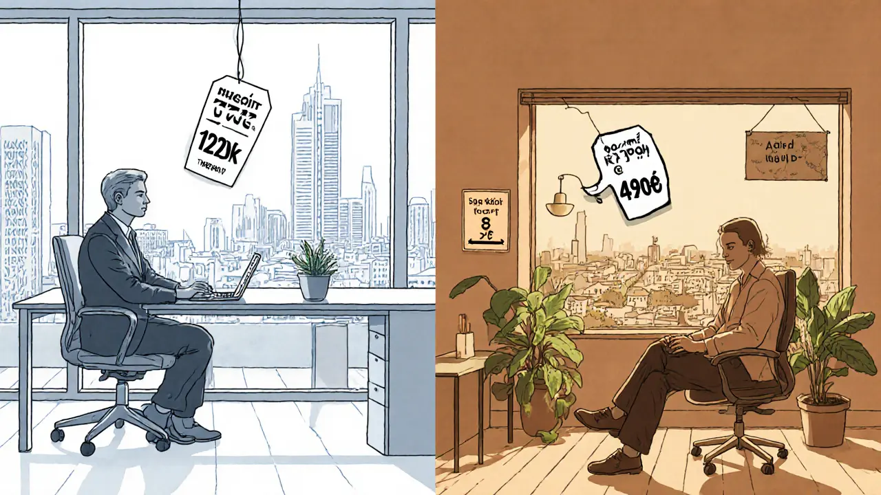 Proč se ceny terapie liší podle regionu: Praha vs. zbytek ČR