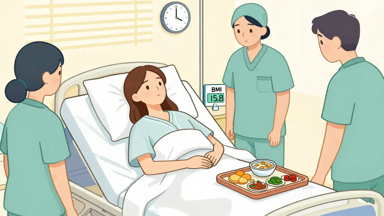 Hospitalizace při anorexii: Kdy je nutná lůžková péče a jak probíhá v ČR