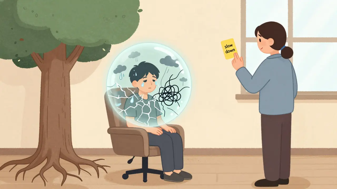 Když se terapie rozjede příliš rychle: Jak zpomalit a stabilizovat proces