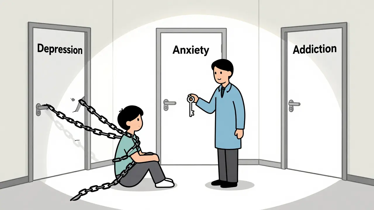 Komorbidity u poruch osobnosti: Jak deprese, úzkost a závislosti ovlivňují léčbu a jak se s nimi vypořádat