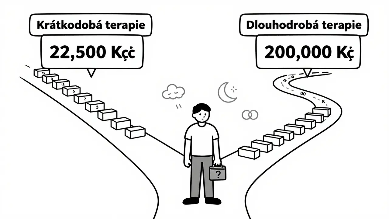 Dlouhodobá vs. krátkodobá terapie: Jak finančně plánovat léčbu duševního zdraví