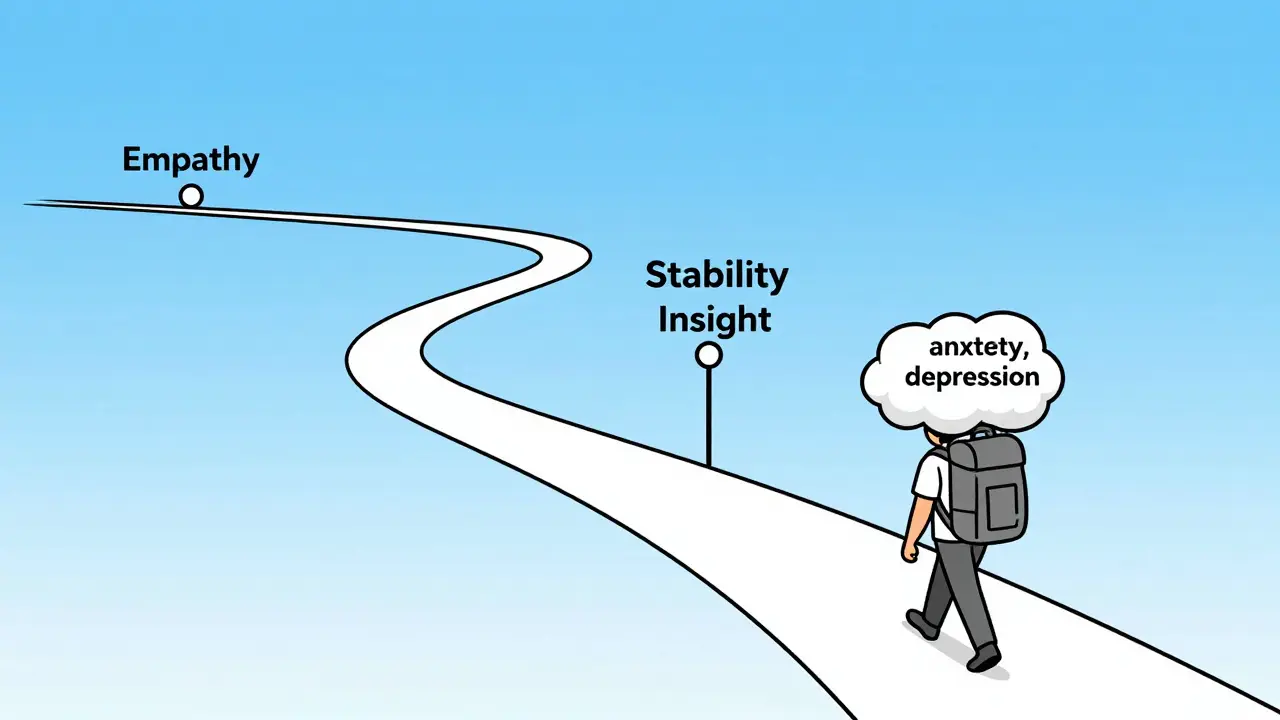 Cesta dlouhodobé terapie s postupným zlepšováním stability